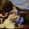 Tiziano - Mária gyermekével és Szent Pállal