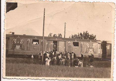 Szent Jobb Aranyvonat Kónyban 1938.