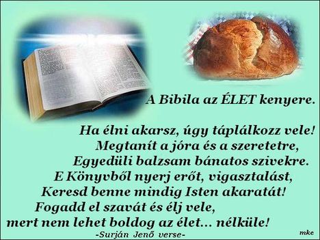 Biblia ,az élet  kenyere