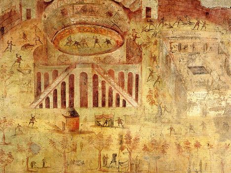 Illusztráció Pompei psztulása