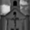 Kálvária kápolna fekete-fehérben