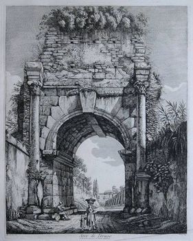 luigi rossini -  Arco di Druso