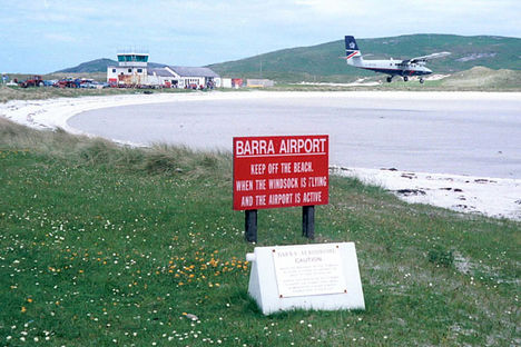 Barra reptér, Barra, Skócia