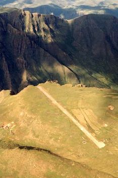 Matekane leszállópálya Lesotho
