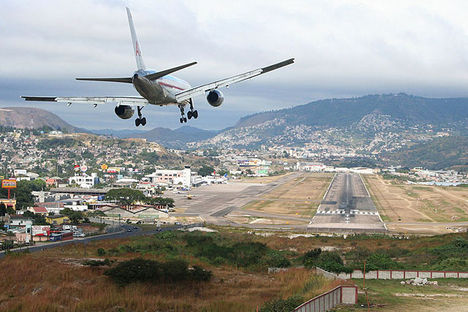 Toncontín repülőtér Tegucigalpa Honduras