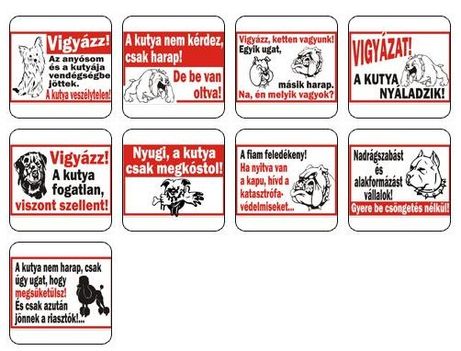 Kutyatáblák