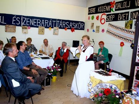 2014.szept .2. A Zenebarátkör  6 éves ünnepe.
