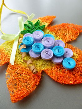 Quilling szőlő