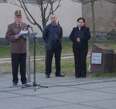 II. világháború áldozatainak emlékére rendezett ünnepély 2