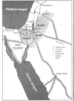Nabateusok lakta területek a hellén korszakban