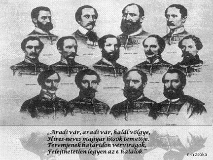 oktober-6 Aradi Vértanúk