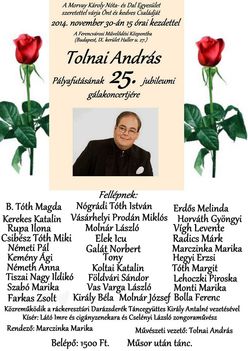Tolnai András  pályafutásának 25. jubileumi gálakoncertje