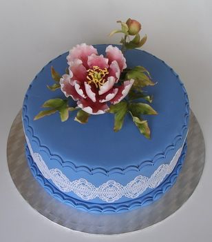 kék torta