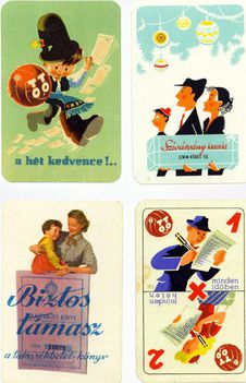 1950-es évek kártyanaptárai