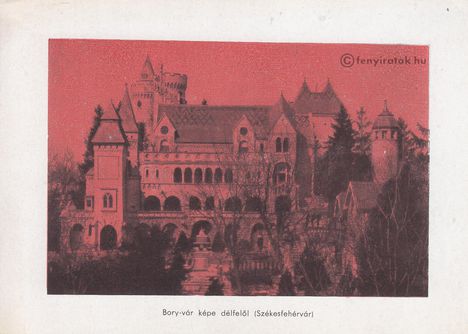 Bory-vár képe délfelől - Székesfehérvár