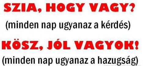 hogy vagy?