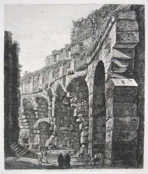 Interno del Colosseo scavato nel 1813