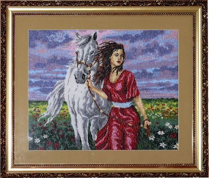 Nő lóval