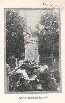 Gönyű, 1935. Hősök szobra