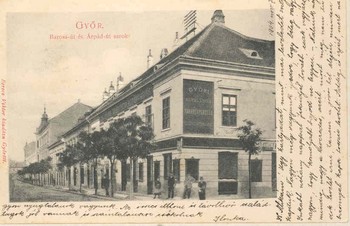 Győr, 1920, Baross-Árpád u. sarok