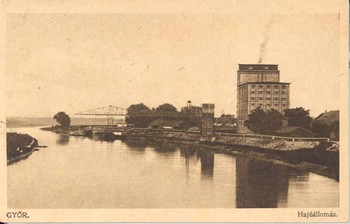 Győr, 1922. Hajóállomás