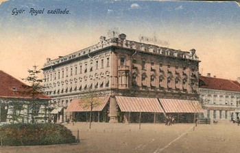 Győr, 1927. Royal szálló.