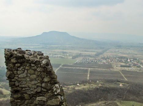 Balaton-felvidék Csobánci várból panoráma