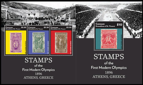 Athéni olimpia bélyegei