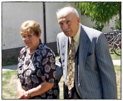 Szabó Károly és felesége a maglócai születésű barbacsi iskolaigazgató