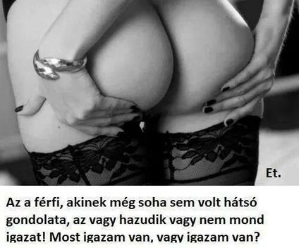 Hátsó gondolat!