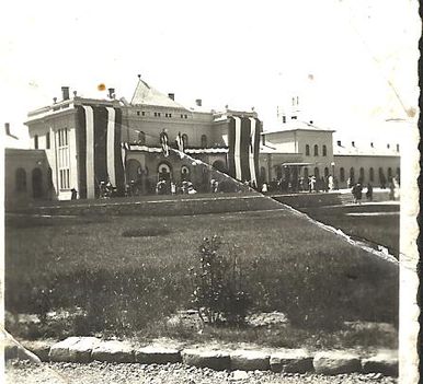 Székesfehérvári állomás amikor József főherceg érkezett 1938