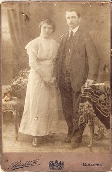 Dédszüleim esküvői képe 1914-15-ből