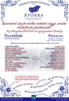 Országos Nótás Találkozó 2015
