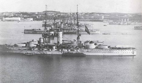Tagetthoff-osztály csatahajói 1916.