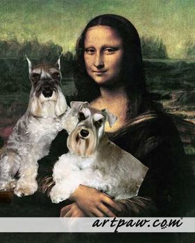 Mona Lisa schnauzerekkel :D
