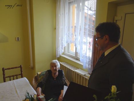  Stefanits Jánosné Mária néni 100 éves 4
