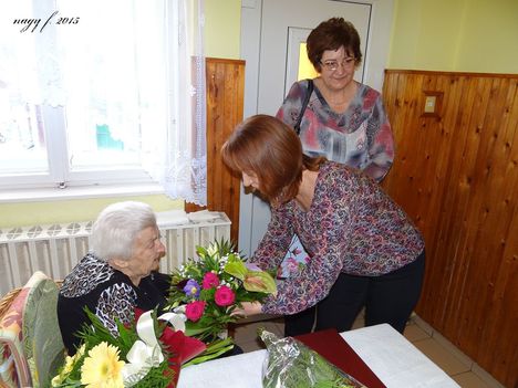  Stefanits Jánosné Mária néni 100 éves 5