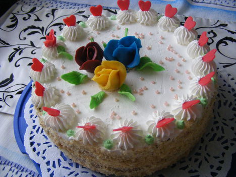 Epres mascarponés  névnapi torta