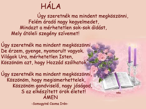 ÁLDÁS , BÉKESSÉG!