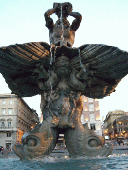 Barberini Fountain in Rome