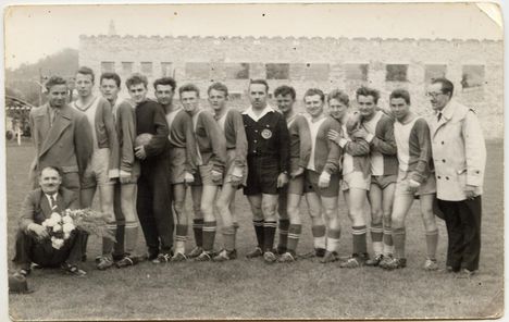 Győrszentmárton(Pannonhalma) focicsapata 1950-es évek vége