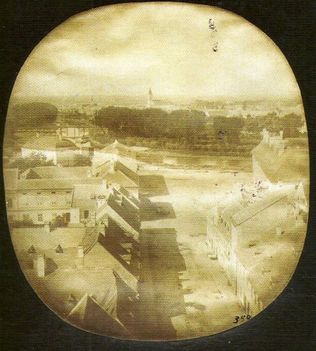 Győr, Fénykép a Tűztoronyból, 1860.