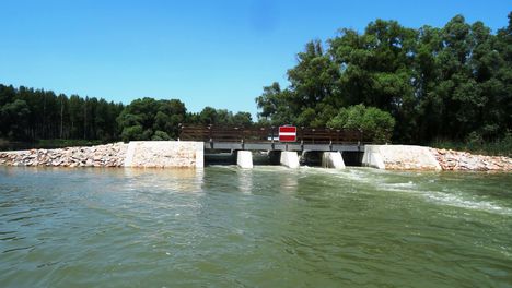 Ásványi hullámtéri vízpótlórendszer Farkaslyuki vízszintszabályozó műtárgy, 2015. június 02.-án