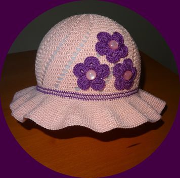 Rózsaszín nyári kalap 