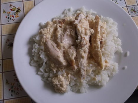 Otthon 2015 Négysajtos csirkemell főt rizzsel. 