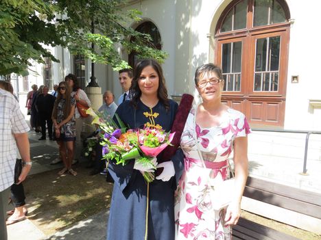 Horváth Anna diploma osztó