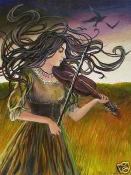 Hegedűs lány