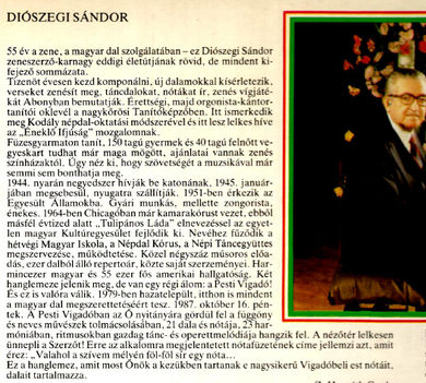 Diószegi Sándor lemezborító