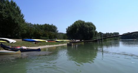 Dunakiliti, Görgetegi Duna-ág, Szigetközi hullámtéri vízpótlórendszer, 2015. augusztus 06.-án