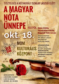 A Magyar nóta ünnepe 2015. okt. 18.